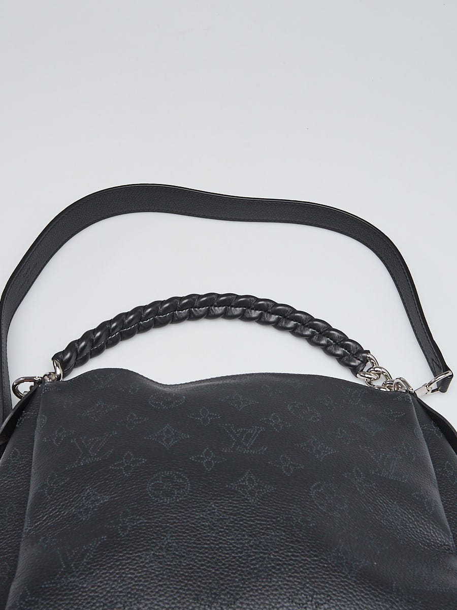 Louis Vuitton Black Mahina Leather Babylone Chain BB at 1stDibs