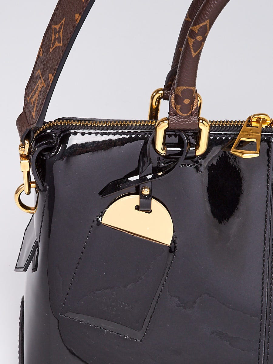 Louis Vuitton Limited Edition Black Damier Vernis Cabaret Tall Shoulder Bag  - Yoogi's Closet