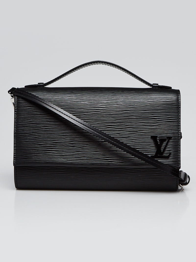 Louis Vuitton Black Epi Leather Clery Pochette Bag - Yoogi's Closet