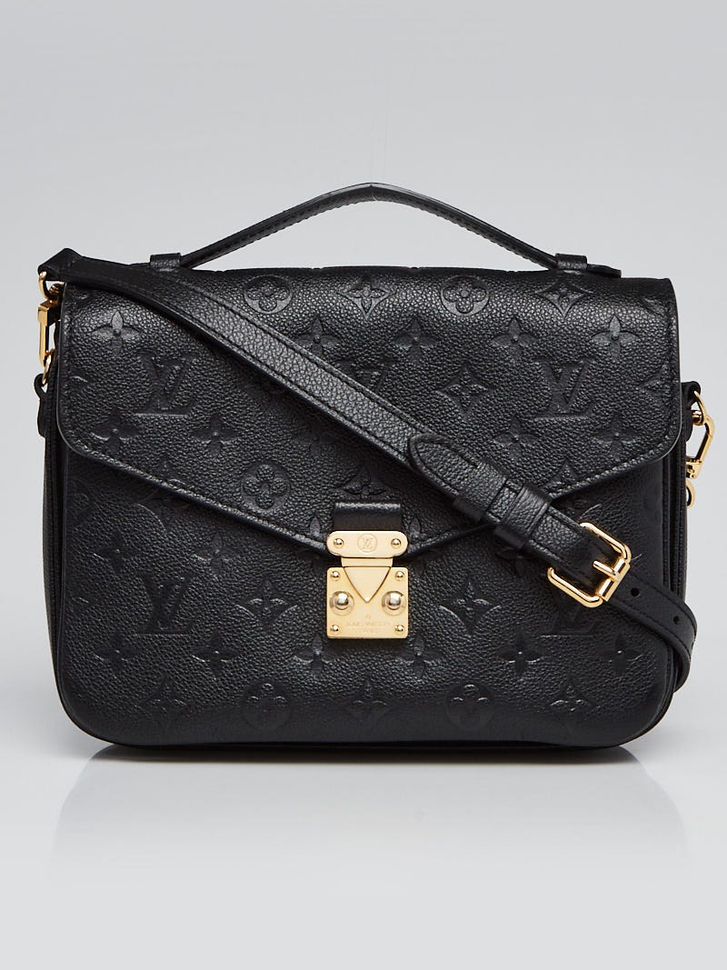 Authentic Louis Vuitton Metis Pochette Black Empreinte Leather