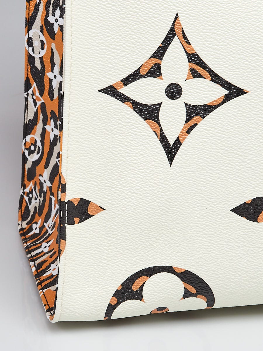 Louis Vuitton Limited Edition Ivorie Monogram Jungle Neverfull MM Bag -  Yoogi's Closet