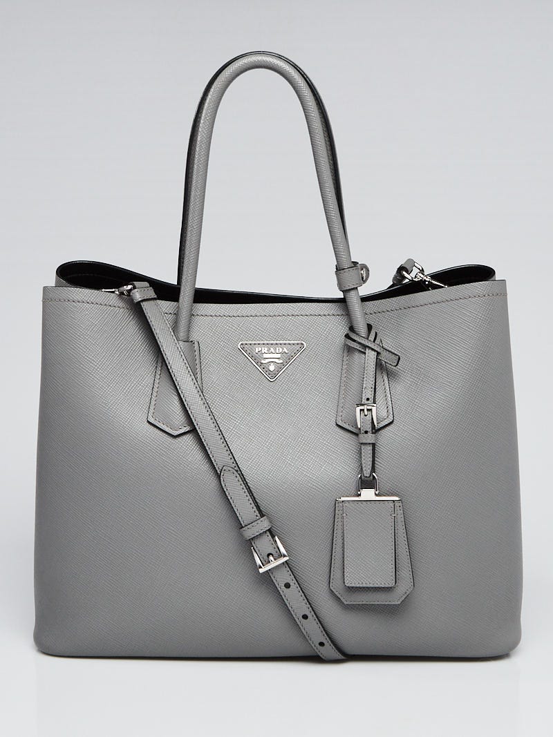 Prada Marmo Saffiano Leather Double Handle Tote Bag 1BG756