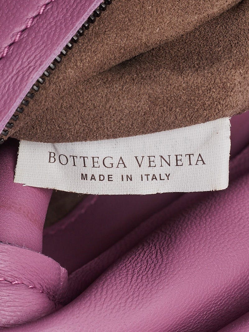 Bottega Veneta Snap Handle Vanity Bag - Purple