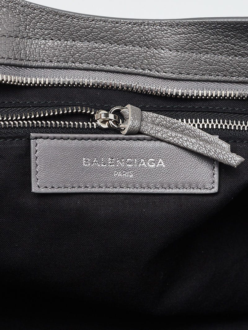 Vintage BALENCIAGA Chevre Leather Giant 21 Silver Hobo Bag - BLACK on  Garmentory