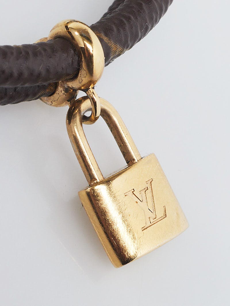Louis Vuitton Keep It Twice Bracelet Monogram Canvas Brown 1442541
