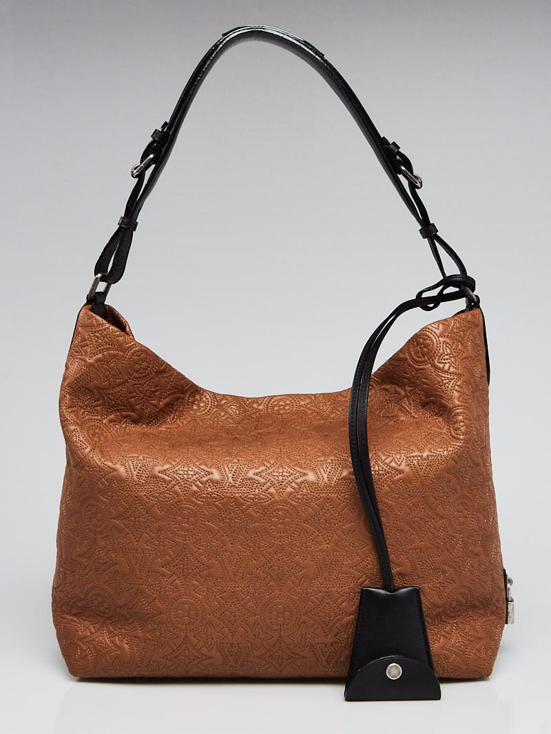 Louis Vuitton Caramel Monogram Leather Antheia Hobo PM Bag - Yoogi's Closet