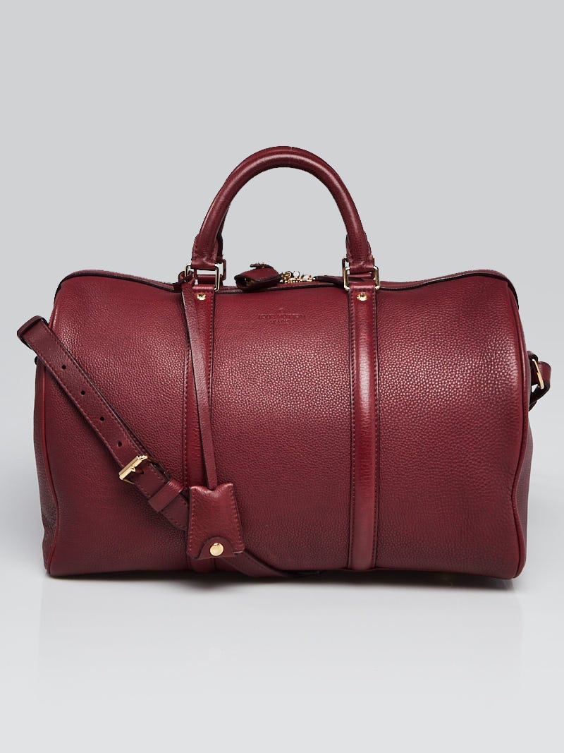 Louis Vuitton Dark Red Jasper Calf Leather Sofia Coppola SC Bag GM