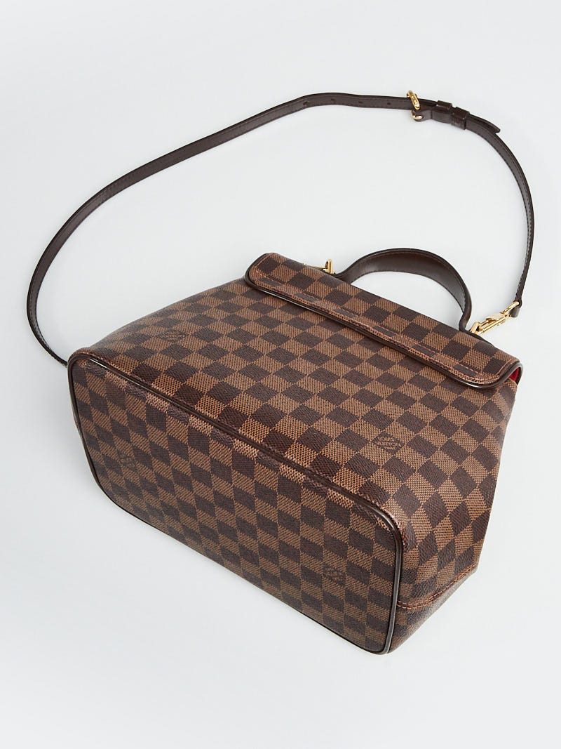 Louis Vuitton - Authenticated Bergamo Handbag - Leather Brown for Women, Very Good Condition