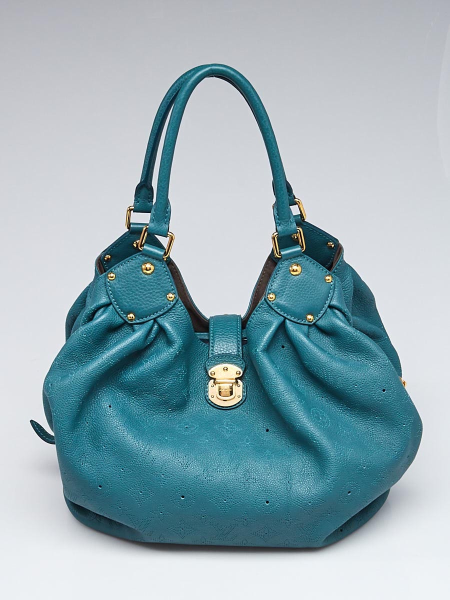 Louis Vuitton Lagon Monogram Mahina Leather Bag
