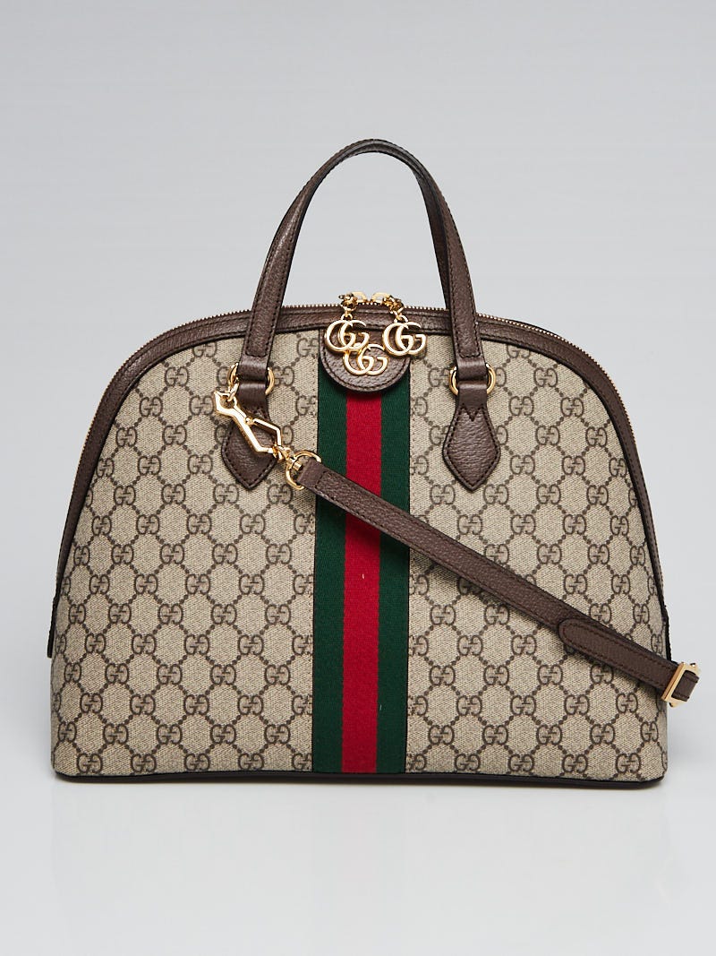 Gucci Beige/Ebony GG Coated Canvas Medium Messenger Bag - Yoogi's Closet