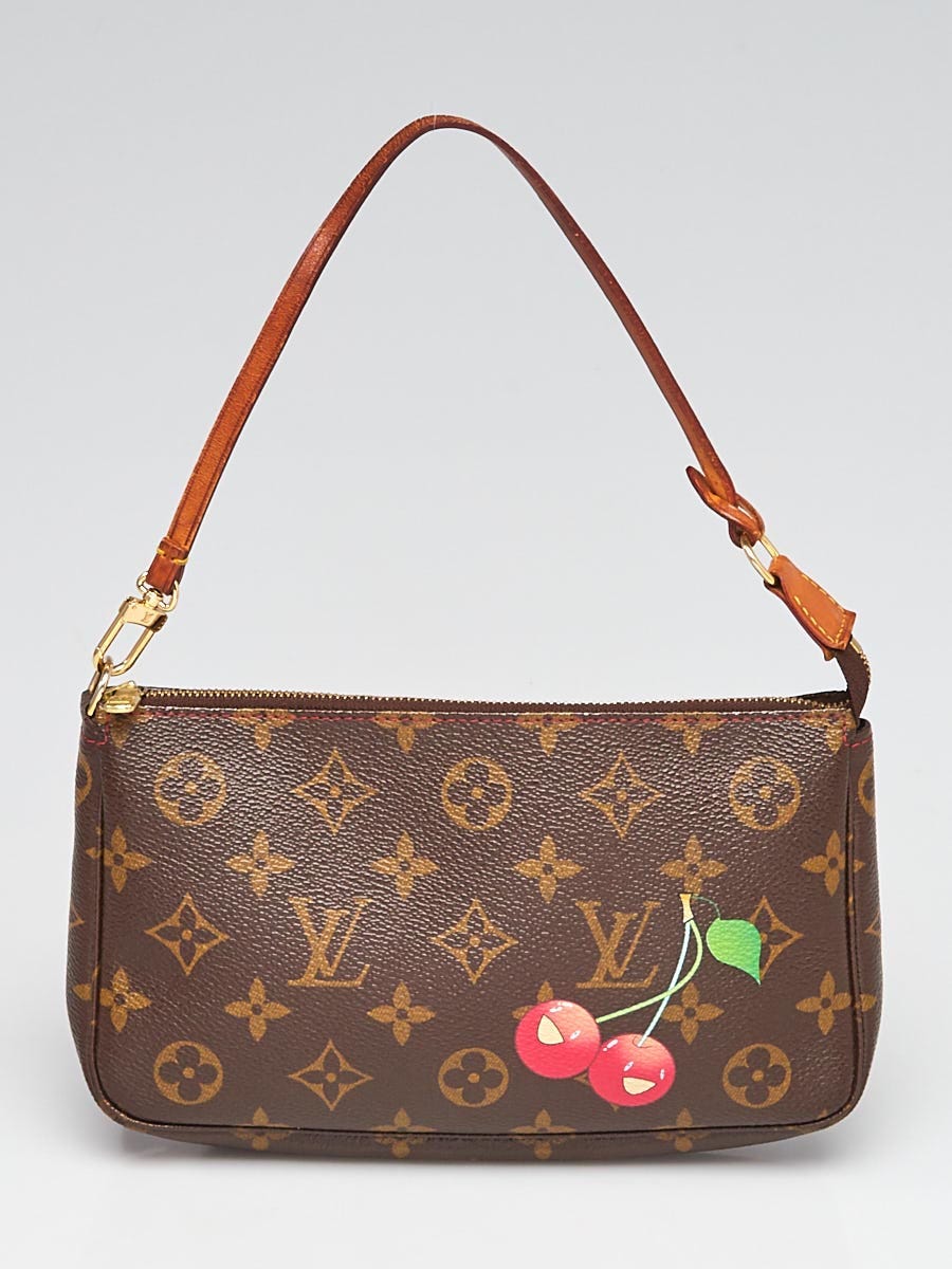 RARE! Louis Vuitton Monogram Pochette Accessoires Cherry Cherries