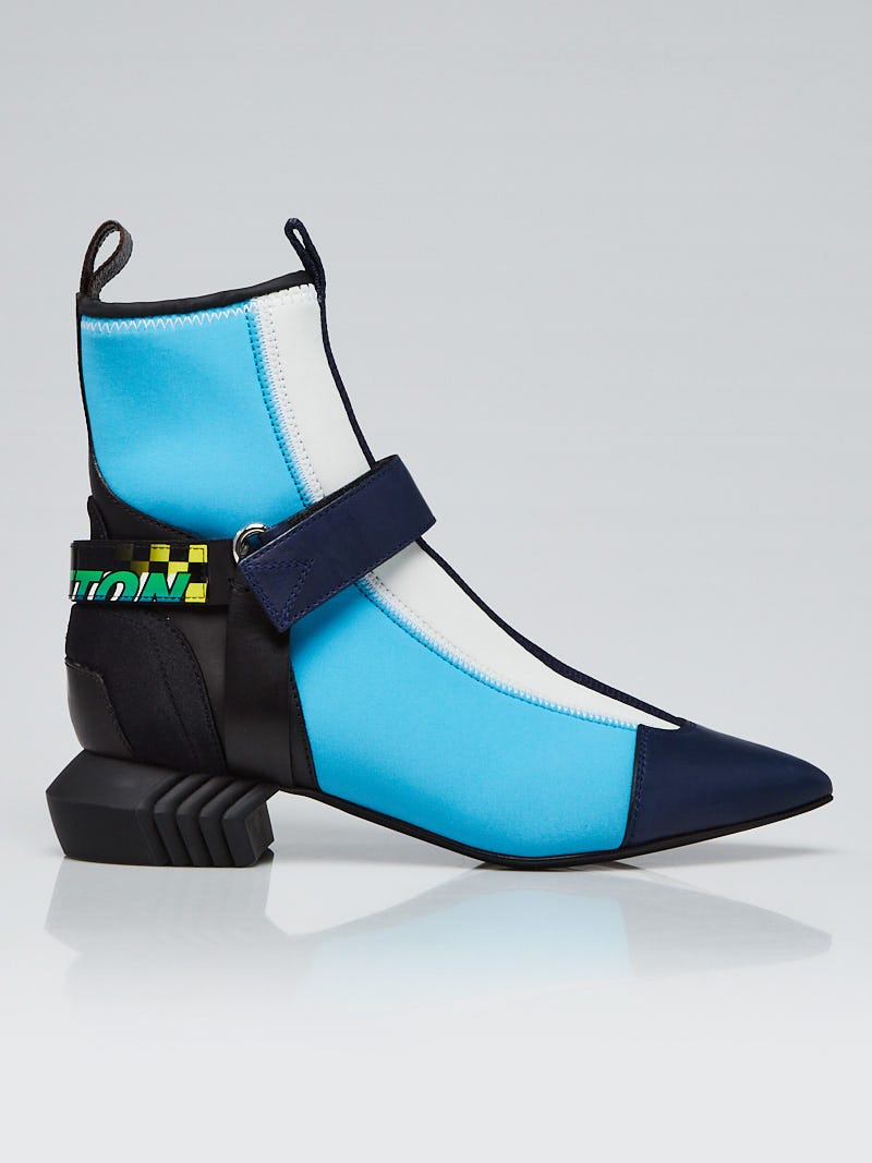 Louis Vuitton Blue Sock Boots