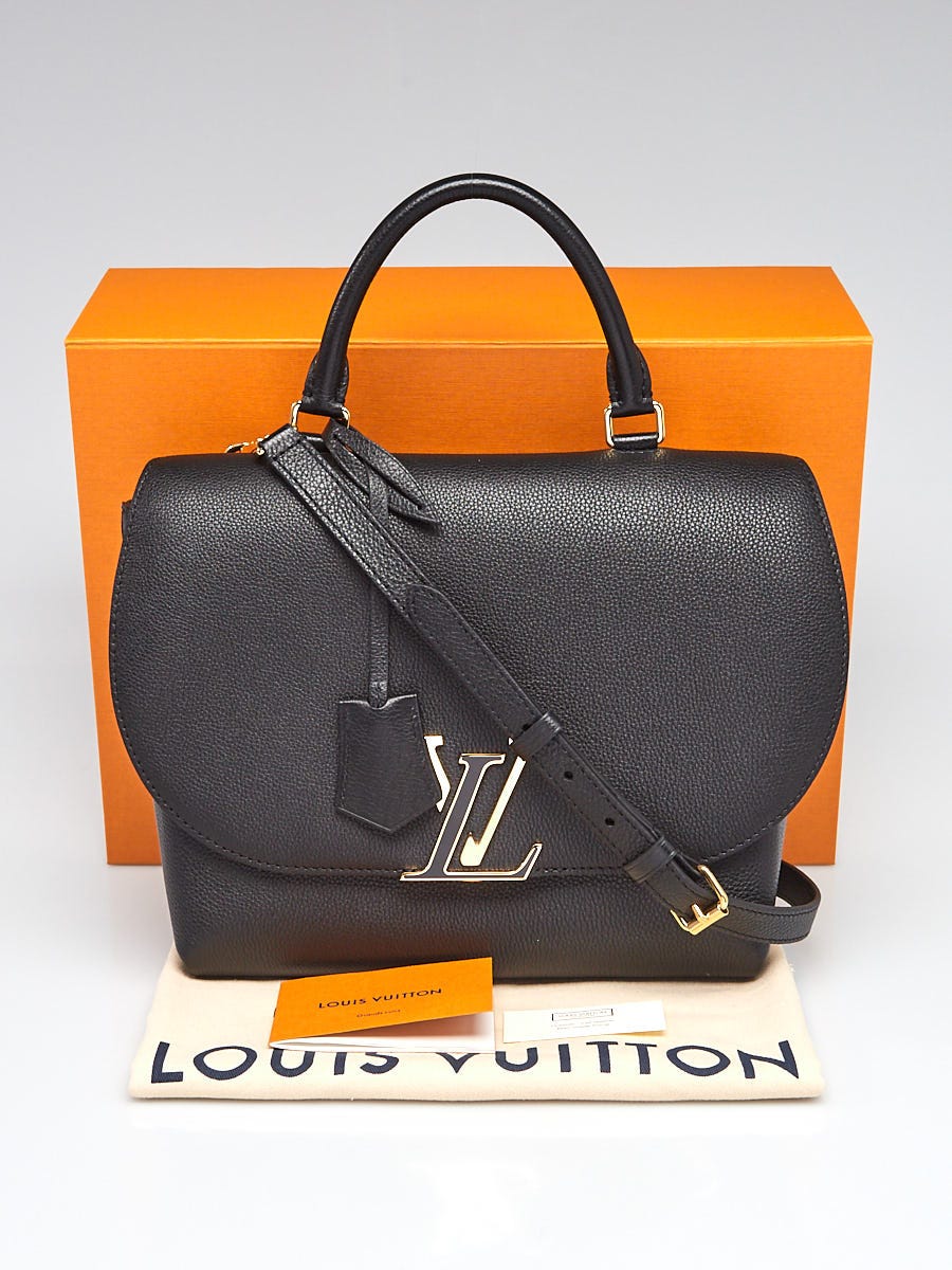 Louis Vuitton Black Taurillon Leather Volta Bag - Yoogi's Closet