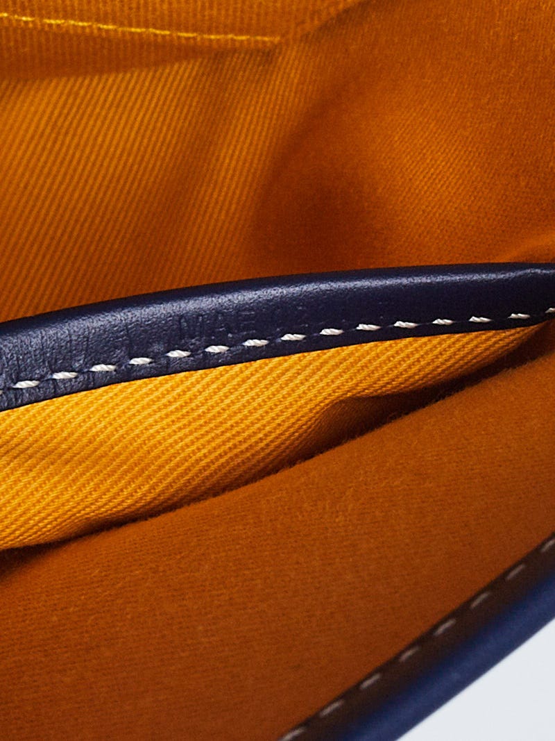 Belvedère leather crossbody bag Goyard Navy in Leather - 31604791