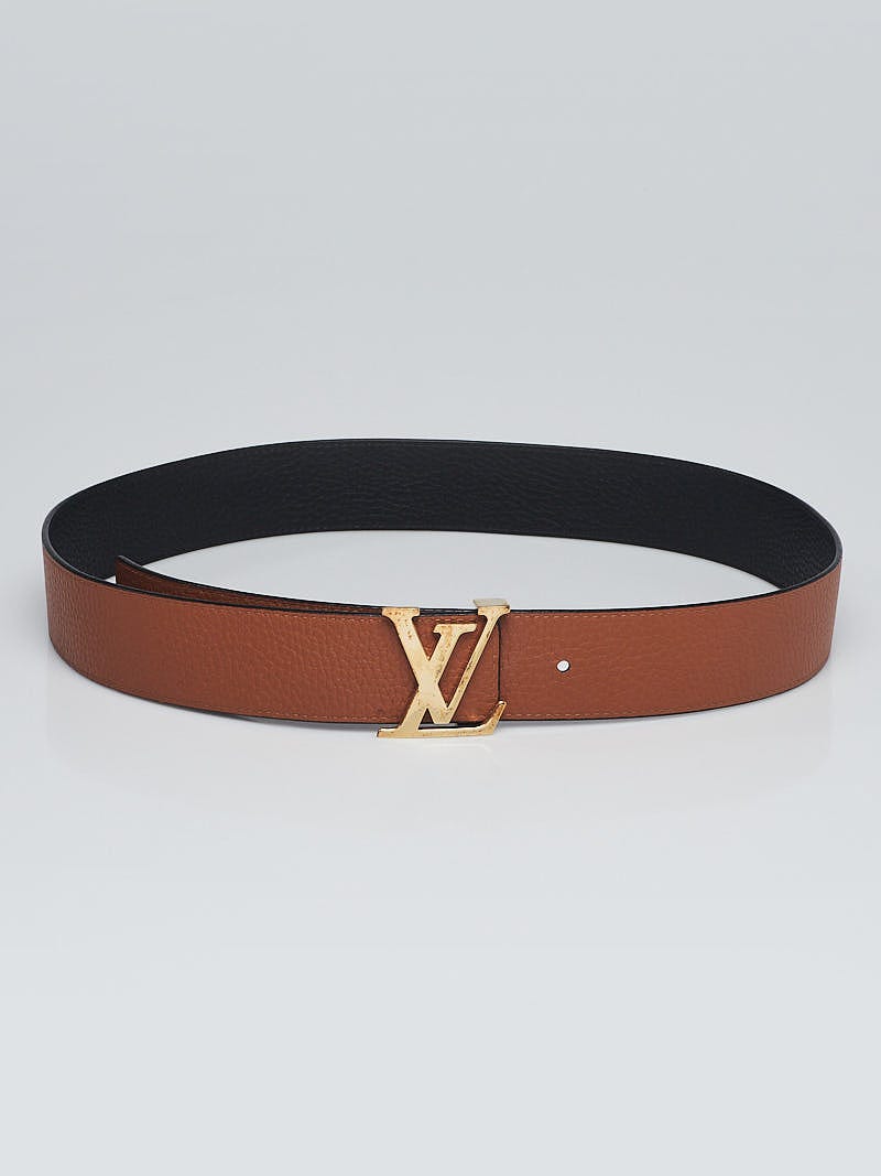 black and brown lv belt