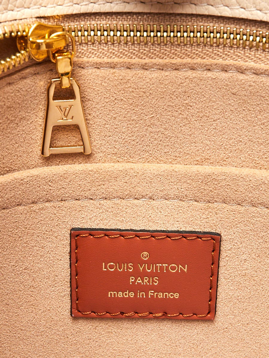 Louis Vuitton Galet Grained Leather Tufted On My Side Bag