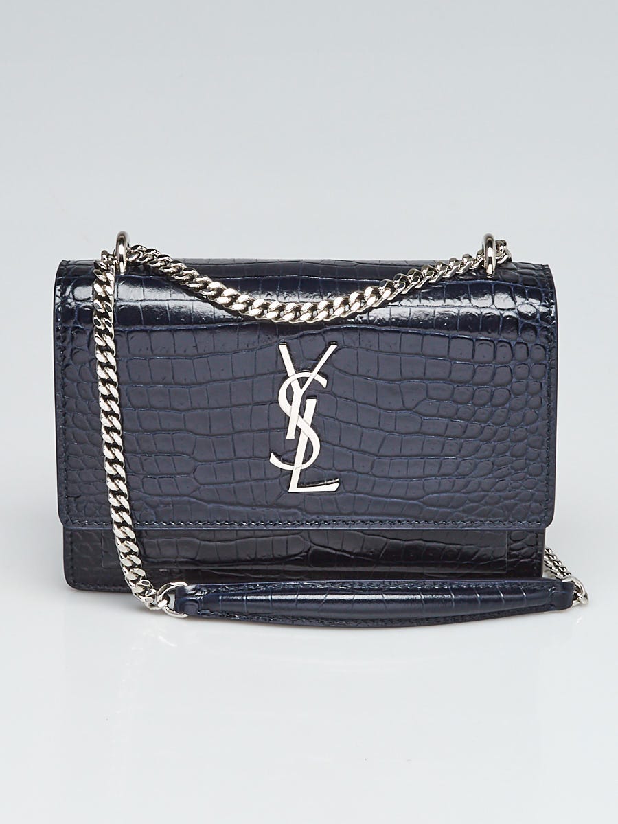 Authenticate this stunning Saint Laurent Sunset flap bag with us! Bran