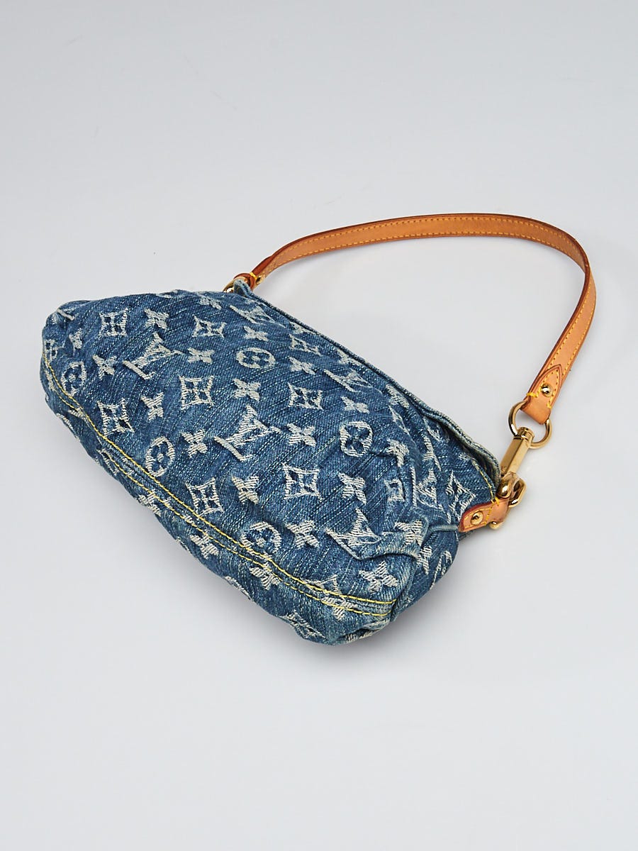 Louis Vuitton Pleaty bag in monogram denim canvas Blue Cloth ref.935563 -  Joli Closet