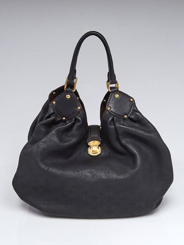 Louis Vuitton Black Monogram Mahina Leather XL Bag