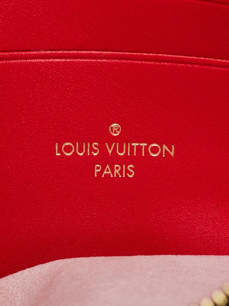2019 RARE Louis Vuitton Monogram Canvas Double Zip Blooming Flower Pochette  Bag