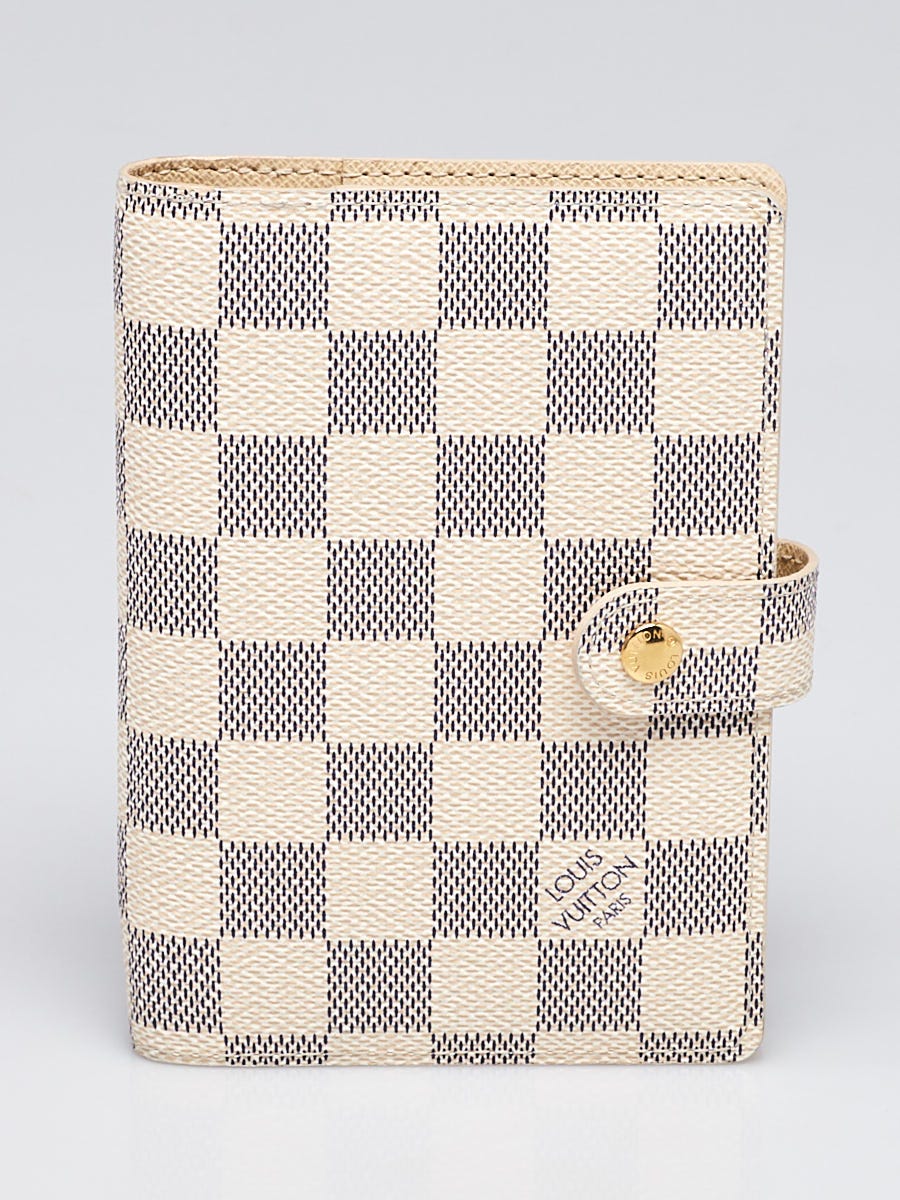 Louis Vuitton Damier Azur Canvas Small Agenda/Notebook - Yoogi's Closet