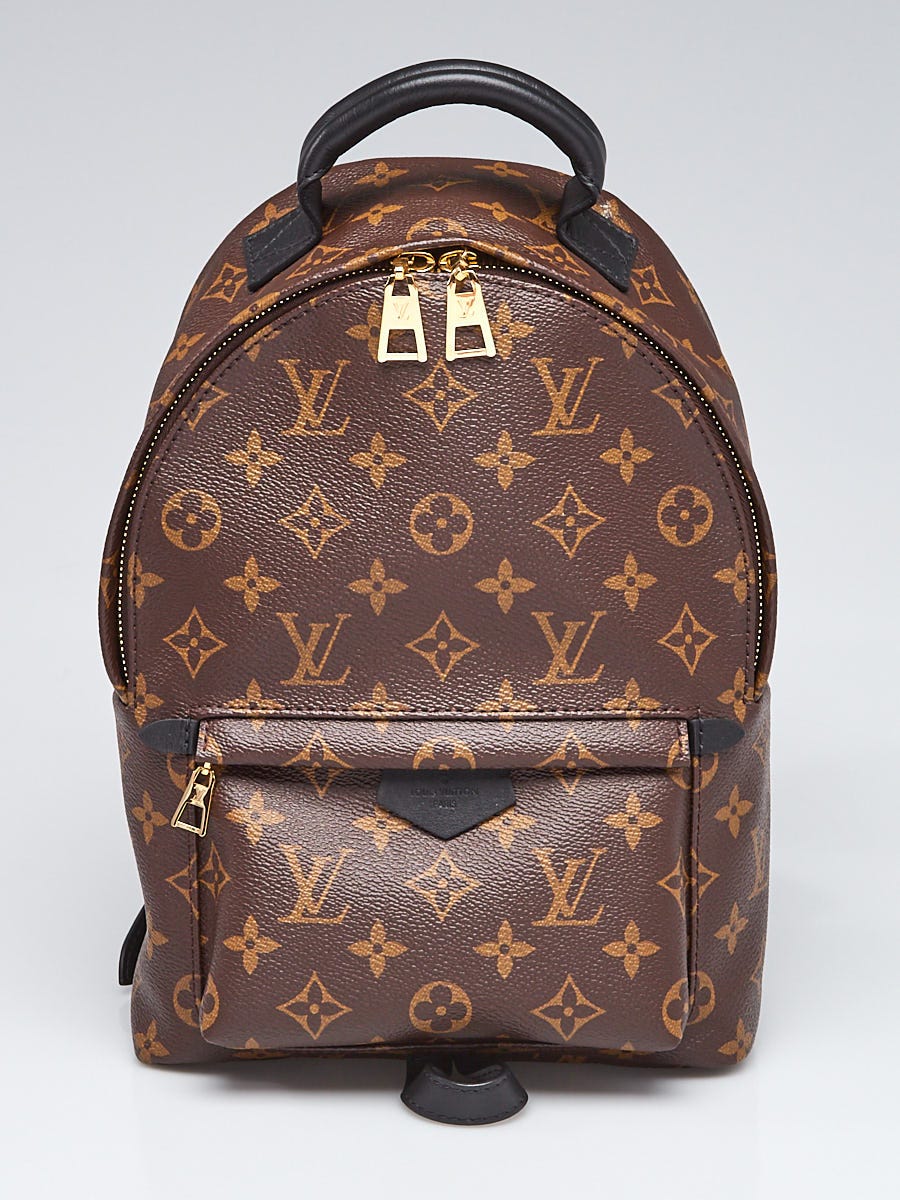 Louis Vuitton  Bags  Lv Brown Monogram Reverse Canvas Leather Palm  Springs Pm Backpack  Poshmark
