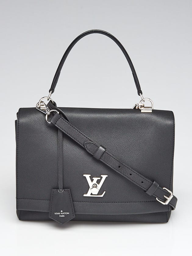 Louis Vuitton Black Calfskin Leather Lockme II Bag