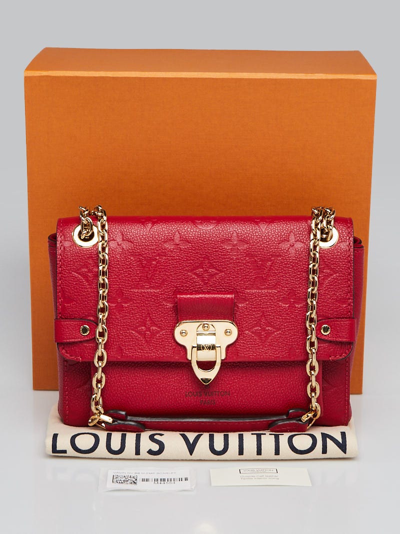 Louis Vuitton Red Monogram Empreinte Vavin BB Louis Vuitton