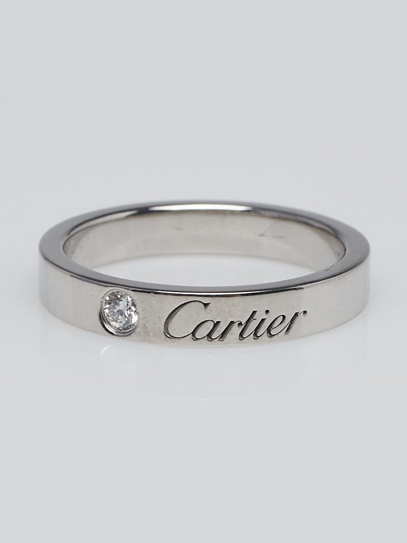 CRB4083400 - LOVE wedding band, diamond-paved - White gold, diamonds -  Cartier