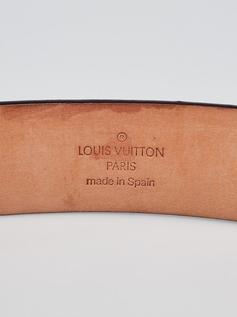 Louis Vuitton Monogram Canvas Square Belt Size 70/28 - Yoogi's Closet