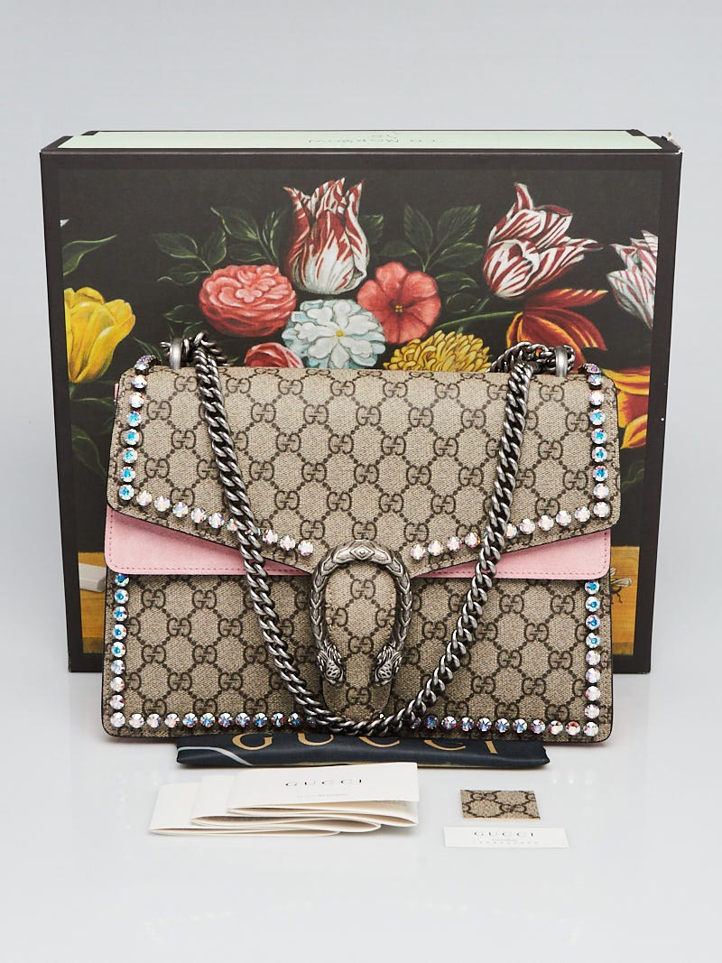 Gucci Dionysus GG Small Crystal Shoulder Bag - Farfetch