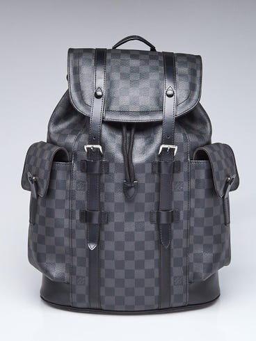 louis vuitton christopher damier graphite blue backpack 2018 Pixel PM Daypa NUIR VINTAGE Reminiscent of a hikers rucksack LOUIS VUITTON Christopher mm Mon