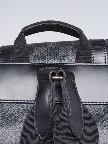 louis vuitton christopher pm backpack - damier graphite Epi Leather with 133336 Crafted from damier graphite coated canvas Louis Vuitton Damier Graphite LV