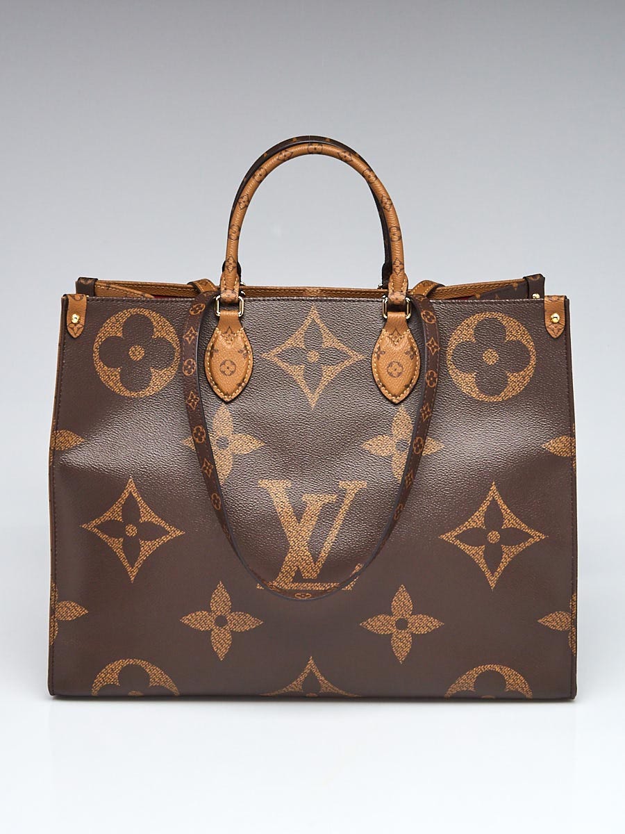 Louis Vuitton Monogram Giant Reverse Canvas Onthego GM Tote Bag