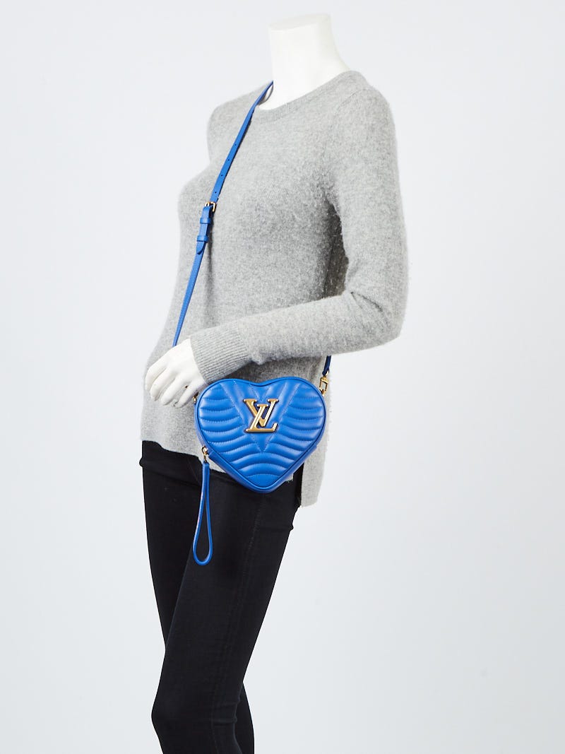 ショルダーバッグ・ポシェット RAIVE Heart Knit Bag in Blue 22 Trendy Fashion Handbag Denim Patchwork Satchel Denim