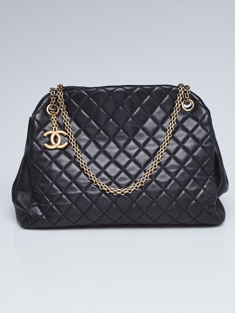 SOLD CHANEL Lambskin Just Mademoiselle Bowling Bag