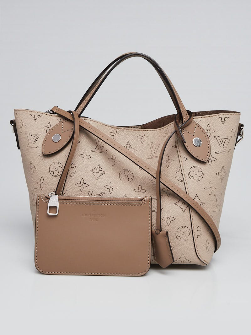 Louis Vuitton Galet Monogram Mahina Leather Hina MM Bag - Yoogi's Closet