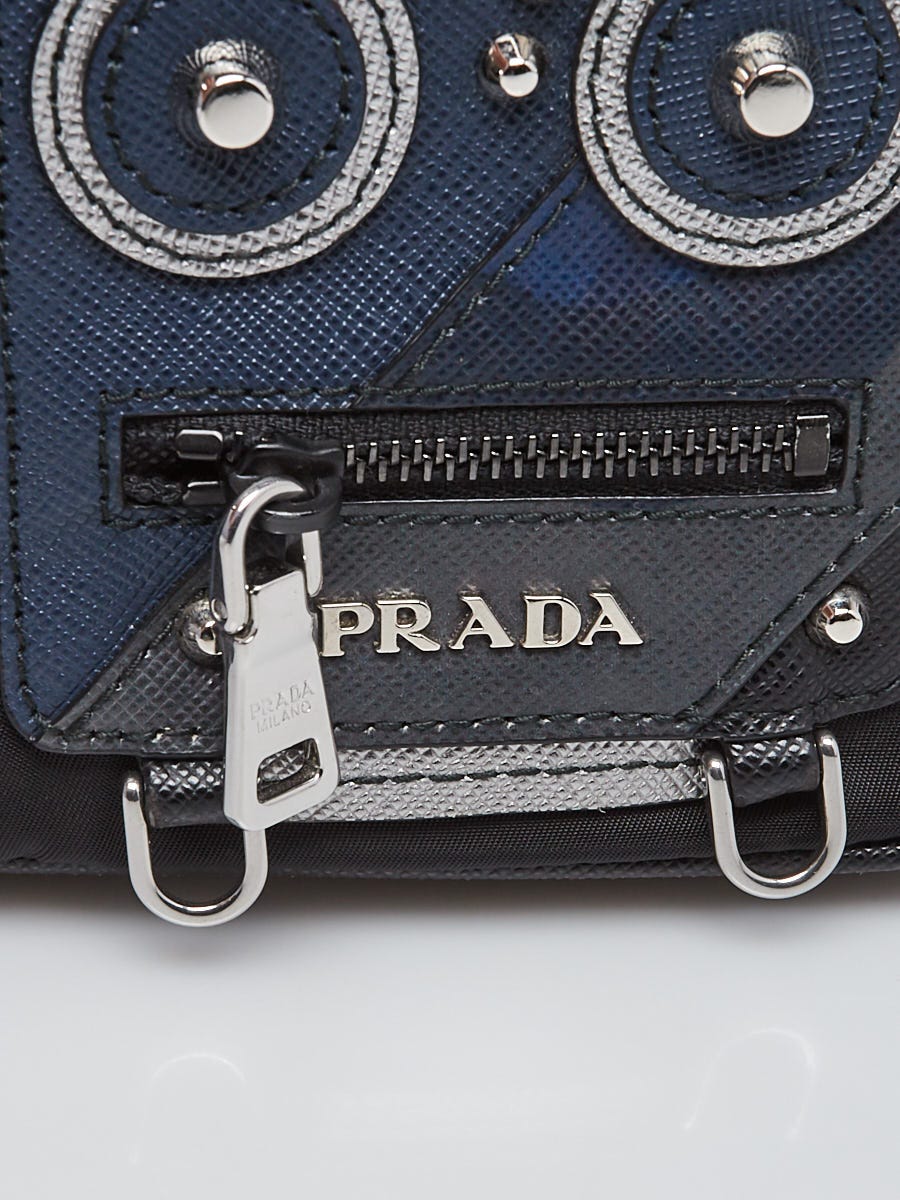 Authentic Prada Black Tessuto Nylon Robot Backpack – Paris Station Shop