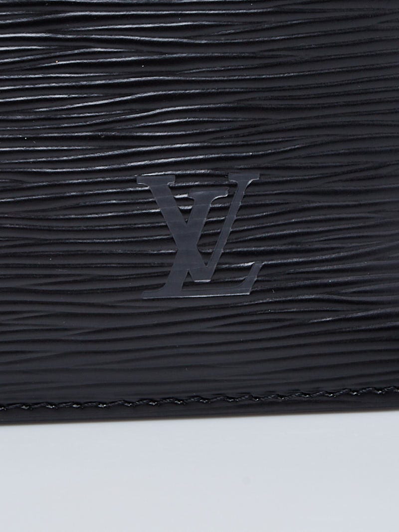 Louis Vuitton Black Epi Leather Noir Sac a Dos Sling Bag with Pouch 108lv0