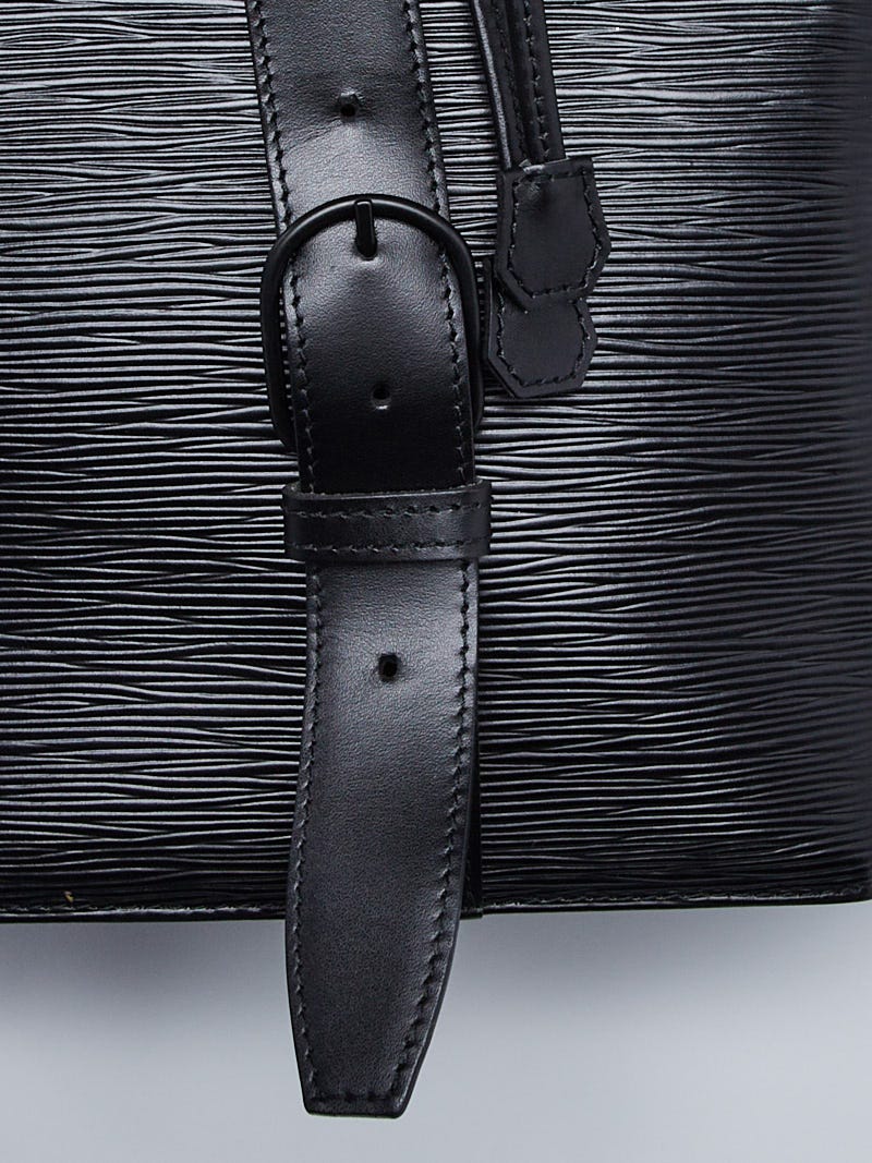 Louis Vuitton Sac a Dos Black Epi Leather Noir Asymmetrical