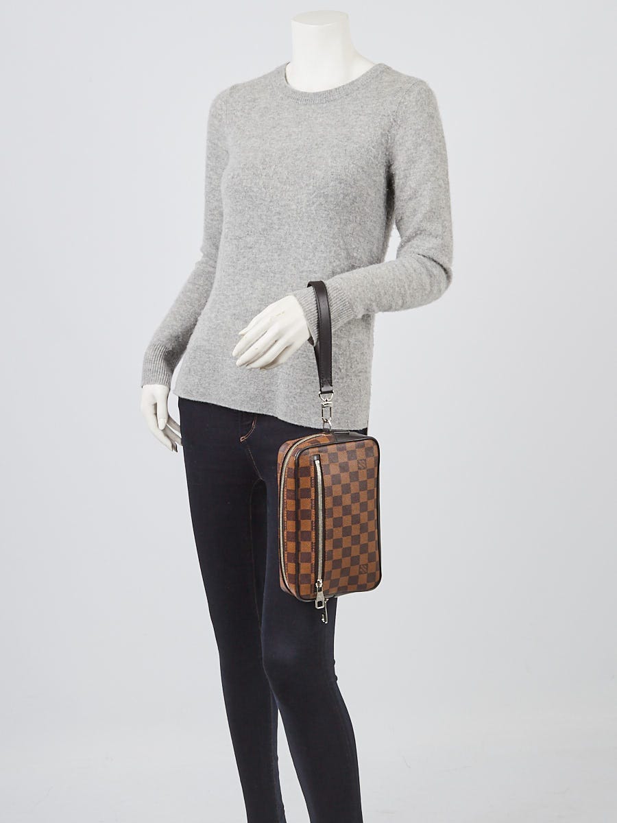 Louis Vuitton Damier Canvas Kasai Clutch Bag - Yoogi's Closet