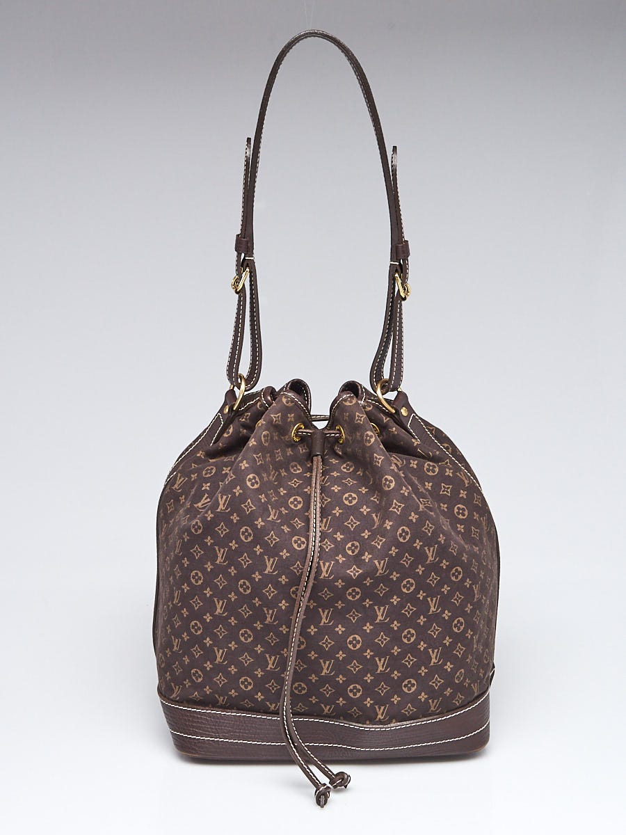 Louis Vuitton Ebene Monogram Mini Lin Large Noe Bag - Yoogi's Closet