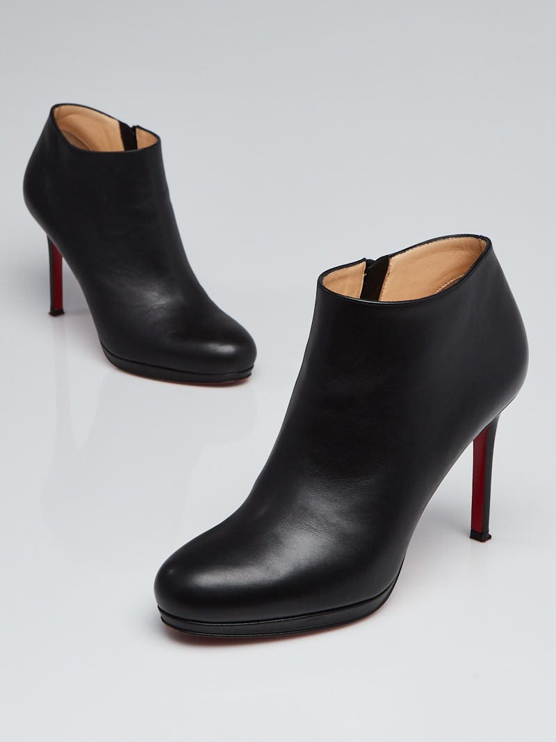 Belle round toe 2024 bootie christian louboutin