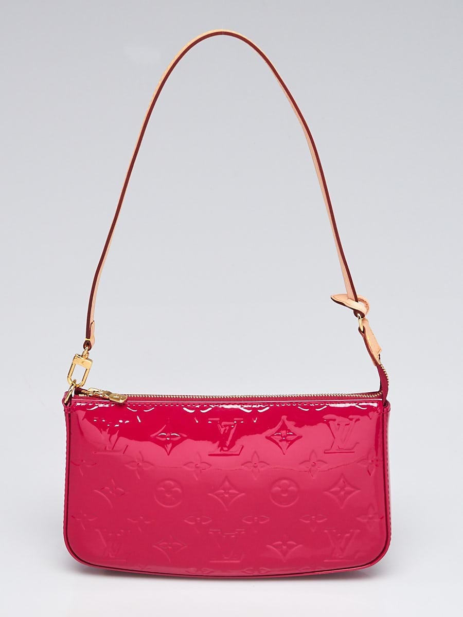 Louis Vuitton Rose Indian Monogram Vernis Accessories Pochette NM Bag -  Yoogi's Closet