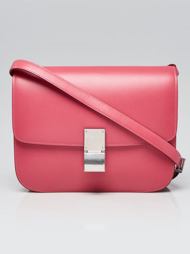 Celine Bubble Pink Smooth Leather Medium Box Bag