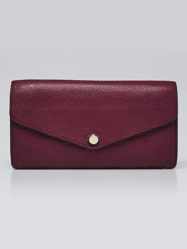 Louis Vuitton Aurore Monogram Empreinte Leather Sarah Wallet