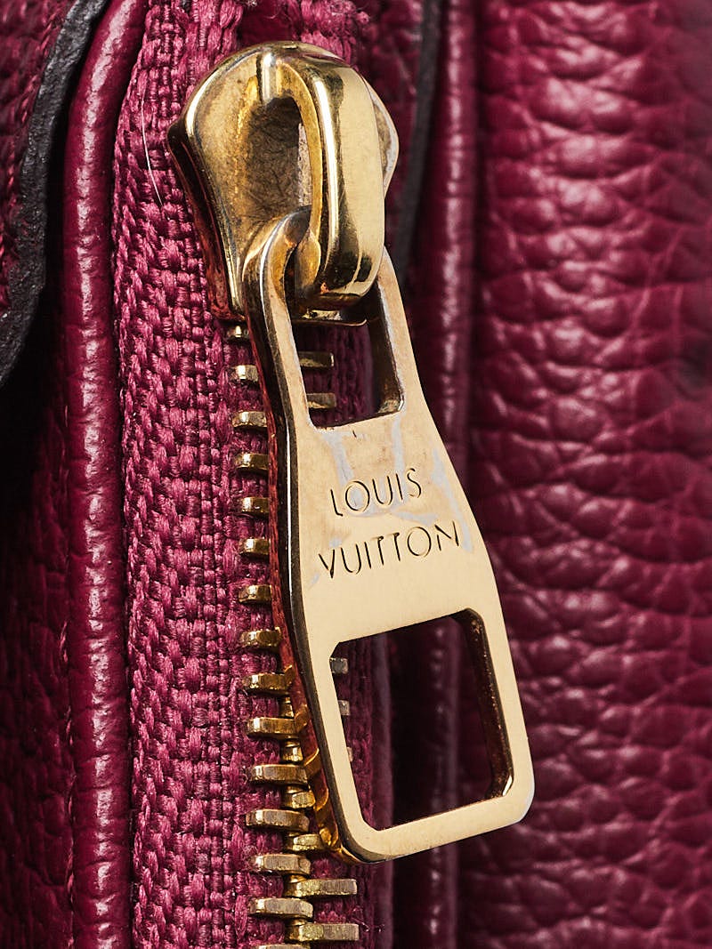 Sarah Wallet - Luxury Monogram Empreinte Leather Blue