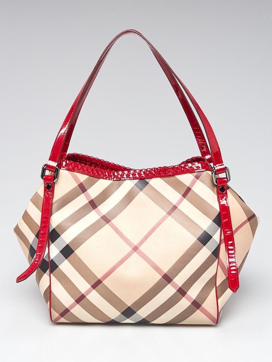 Burberry Red Tote Bags