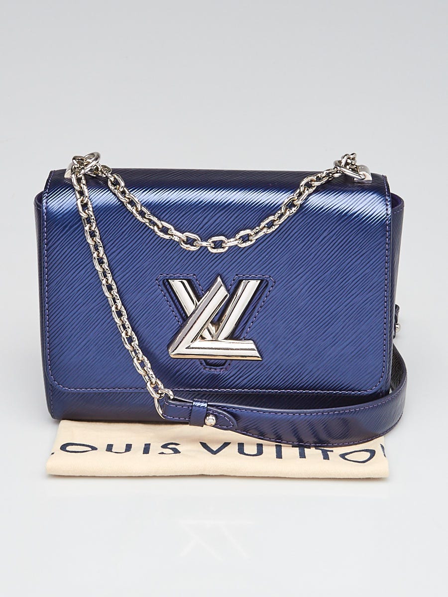 Louis Vuitton Indigo Epi Leather MM Twist Bag - Yoogi's Closet