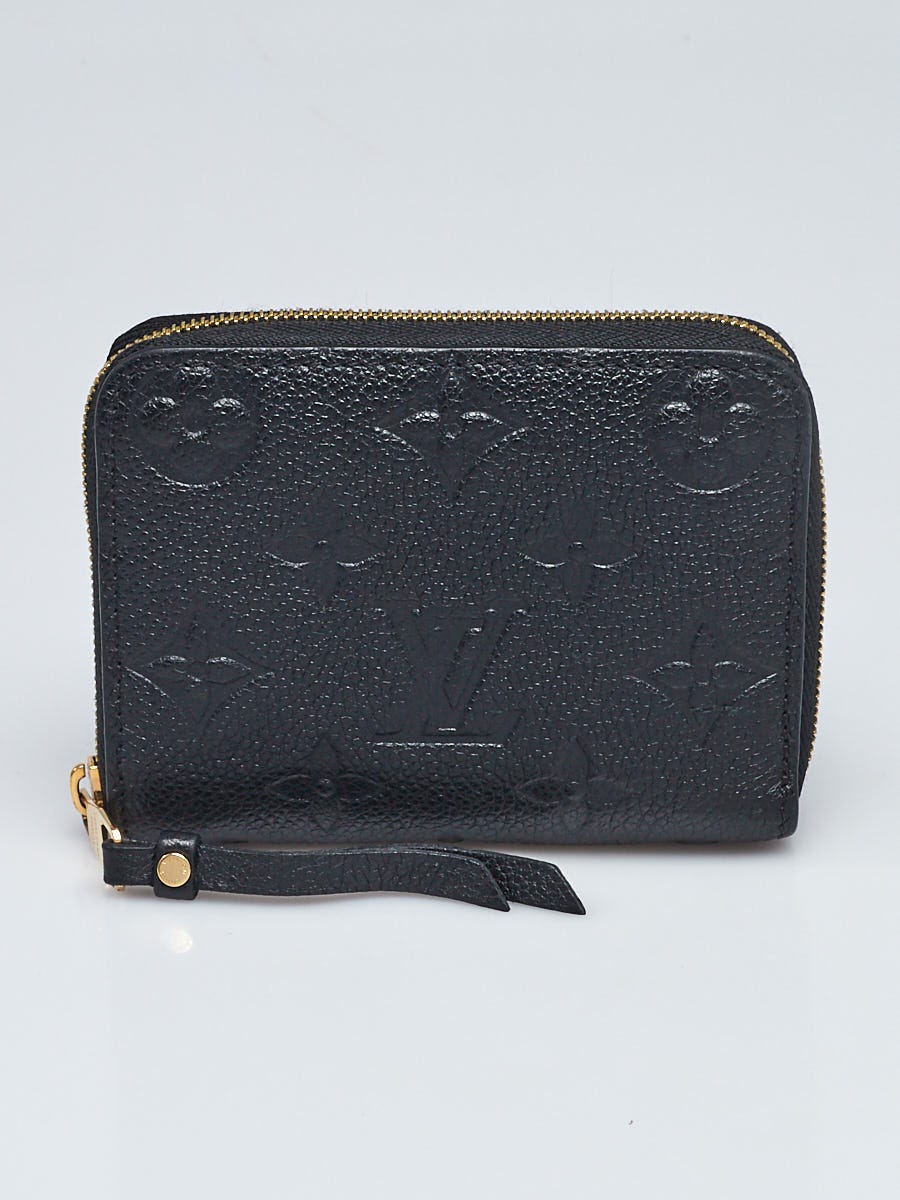 Louis Vuitton Black Monogram Empreinte Leather Zippy Coin Purse - Yoogi's  Closet